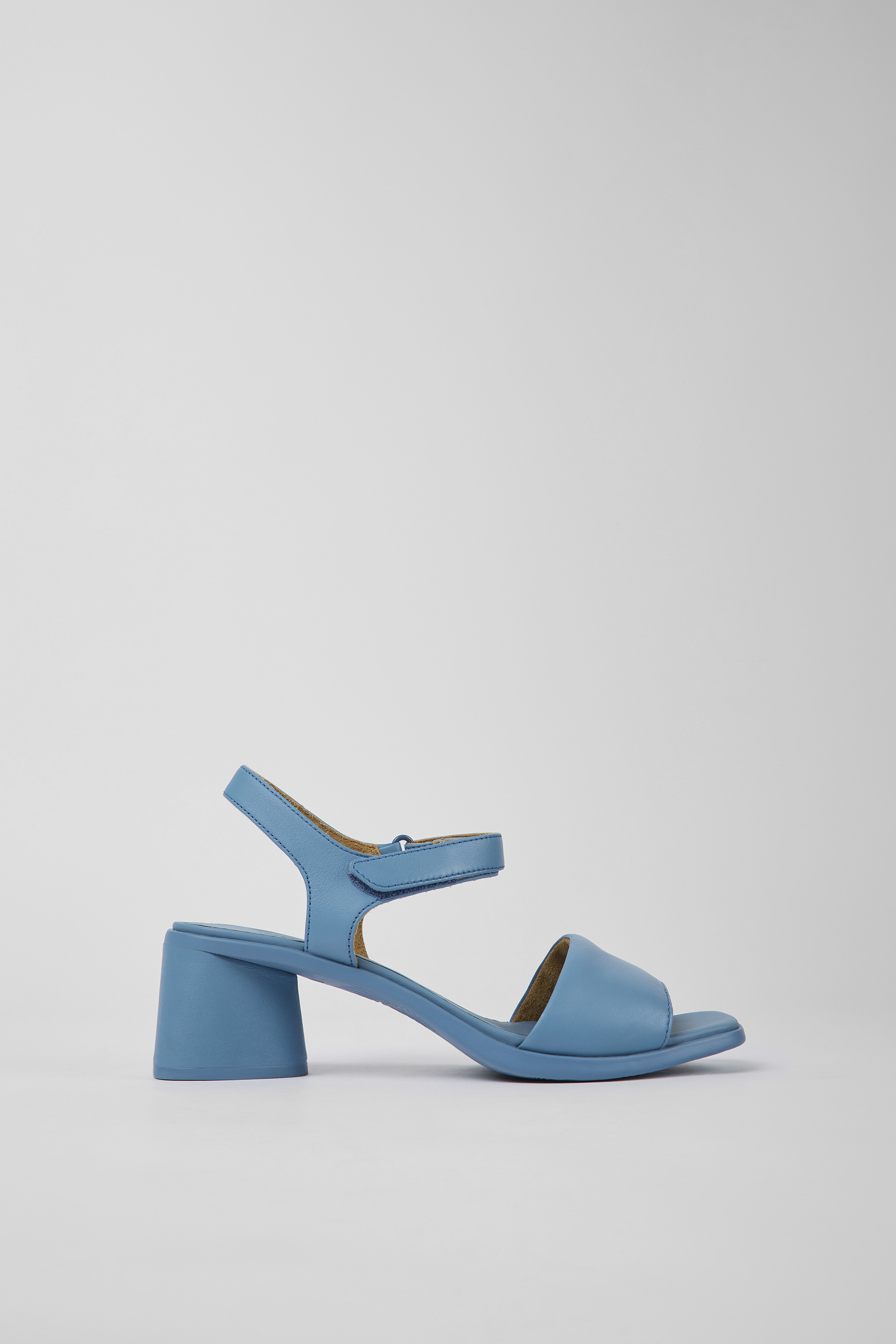Kiara - Blue leather sandals for women