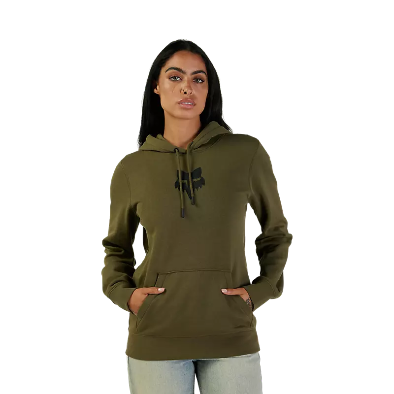 Womens Fox Head Pullover Hoodie