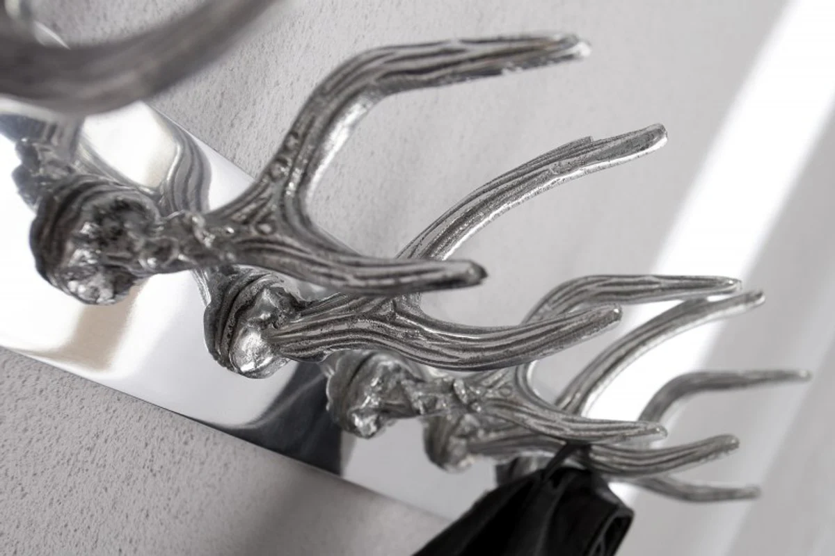 Casa Padrino Designer wall mount hook wardrobes wardrobes holder wardrobe - Wandgarderobe with 6 hooks