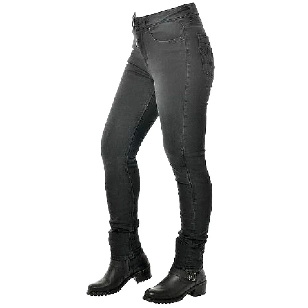 PANTALON VAQUERO OVERLAP JESSY OVERDYED LADY NEGRO