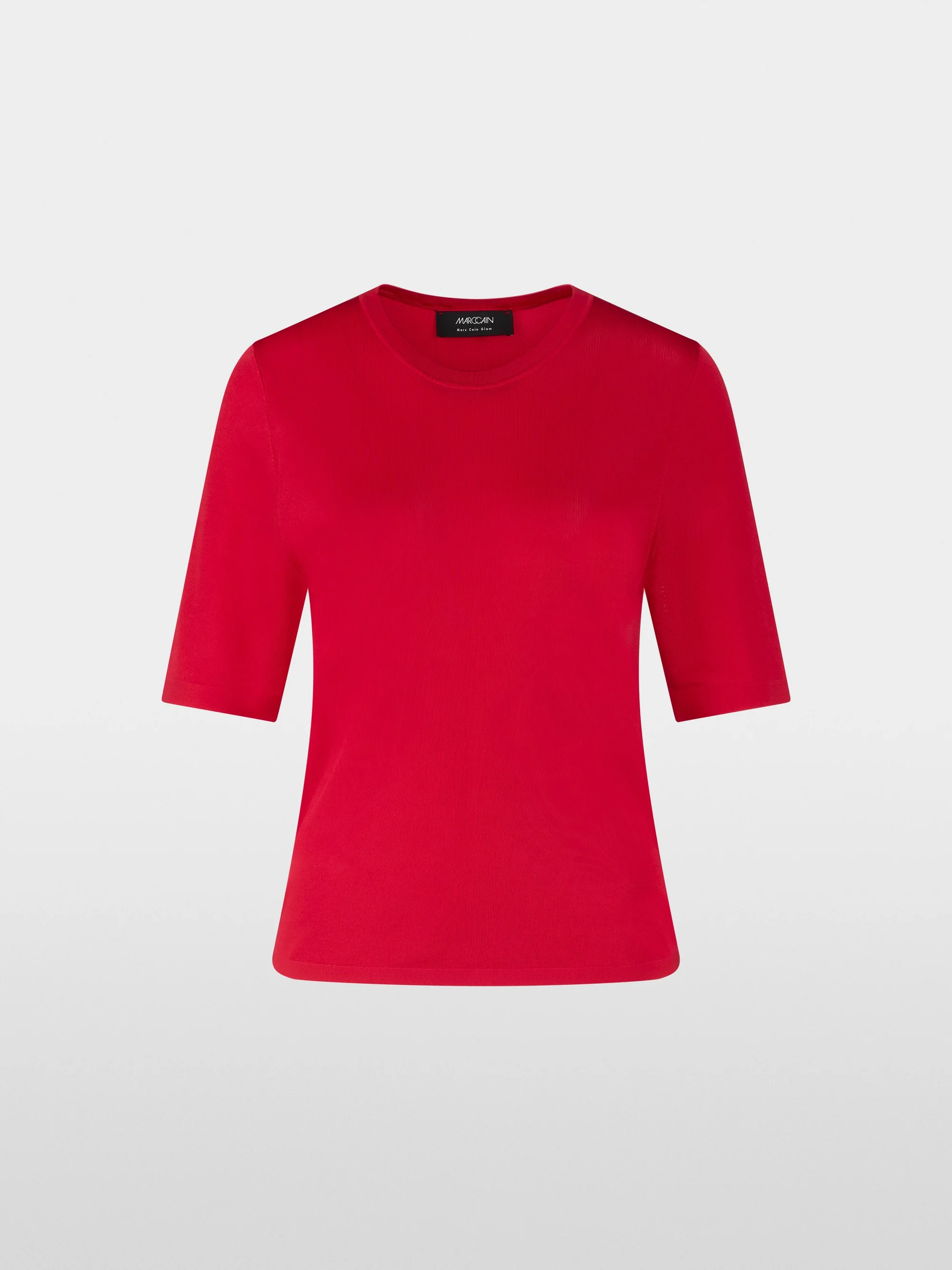 Marc-Cain Short jumper with round neckline