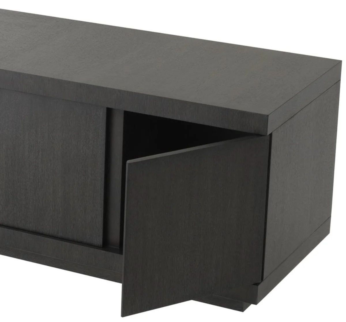 Casa Padrino mueble de televisi¨®n de lujo anthracite 220 x 52,5 x H. 53 cm - colecci¨®n de lujo
