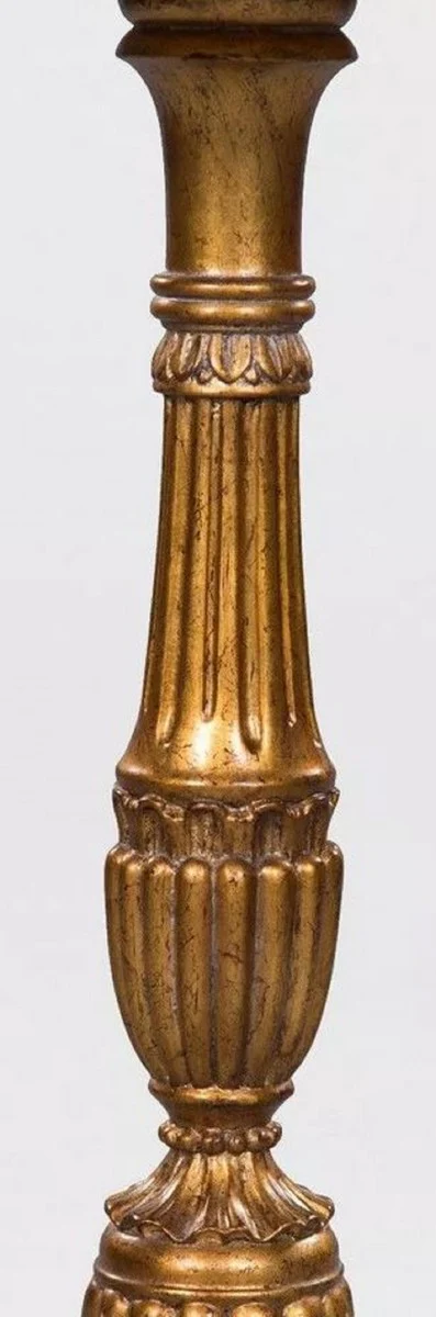 Casa Padrino mesa auxiliar barroco de lujo estilo chino oro antiguo / negro - Muebles Barrocos