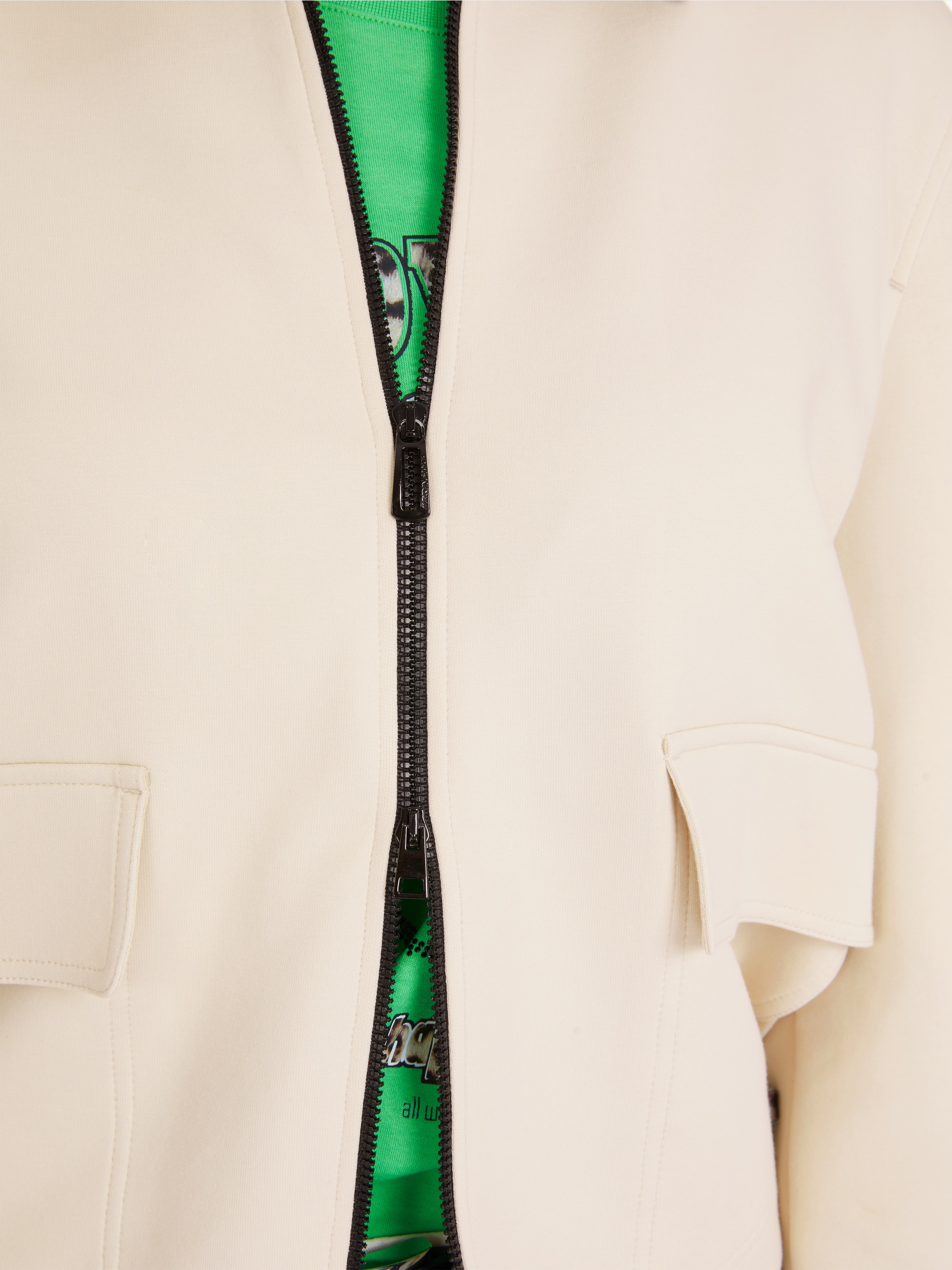 Marc-Cain Sweat jacket in jersey with zip