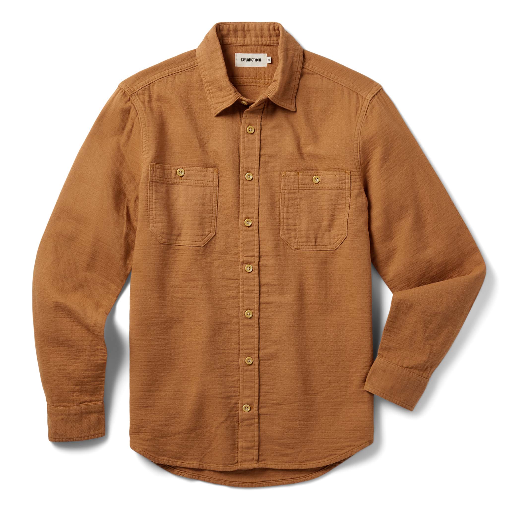 The Utility Shirt in Russet Double Cloth