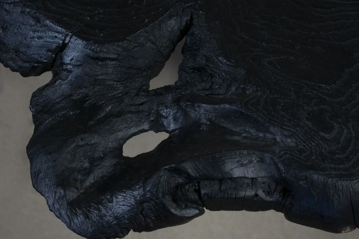 Casa Padrino mesa de comedor de lujo negro 140 x 110 x A. 75 cm