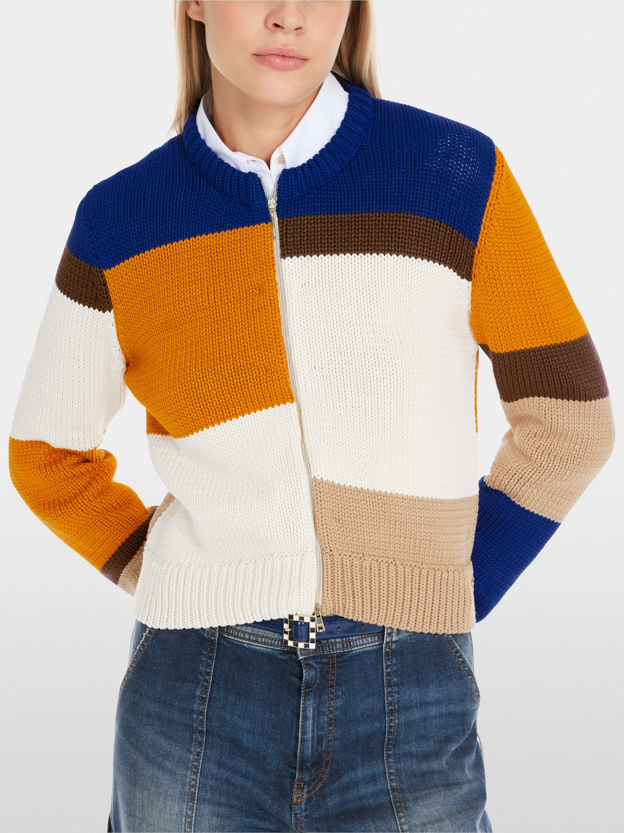 Marc-Cain Patch cardigan: knitted in Germany