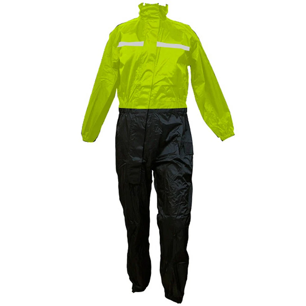 IMPERMEABLE 1 PIEZA OUT NEW NEGRO / FLUOR