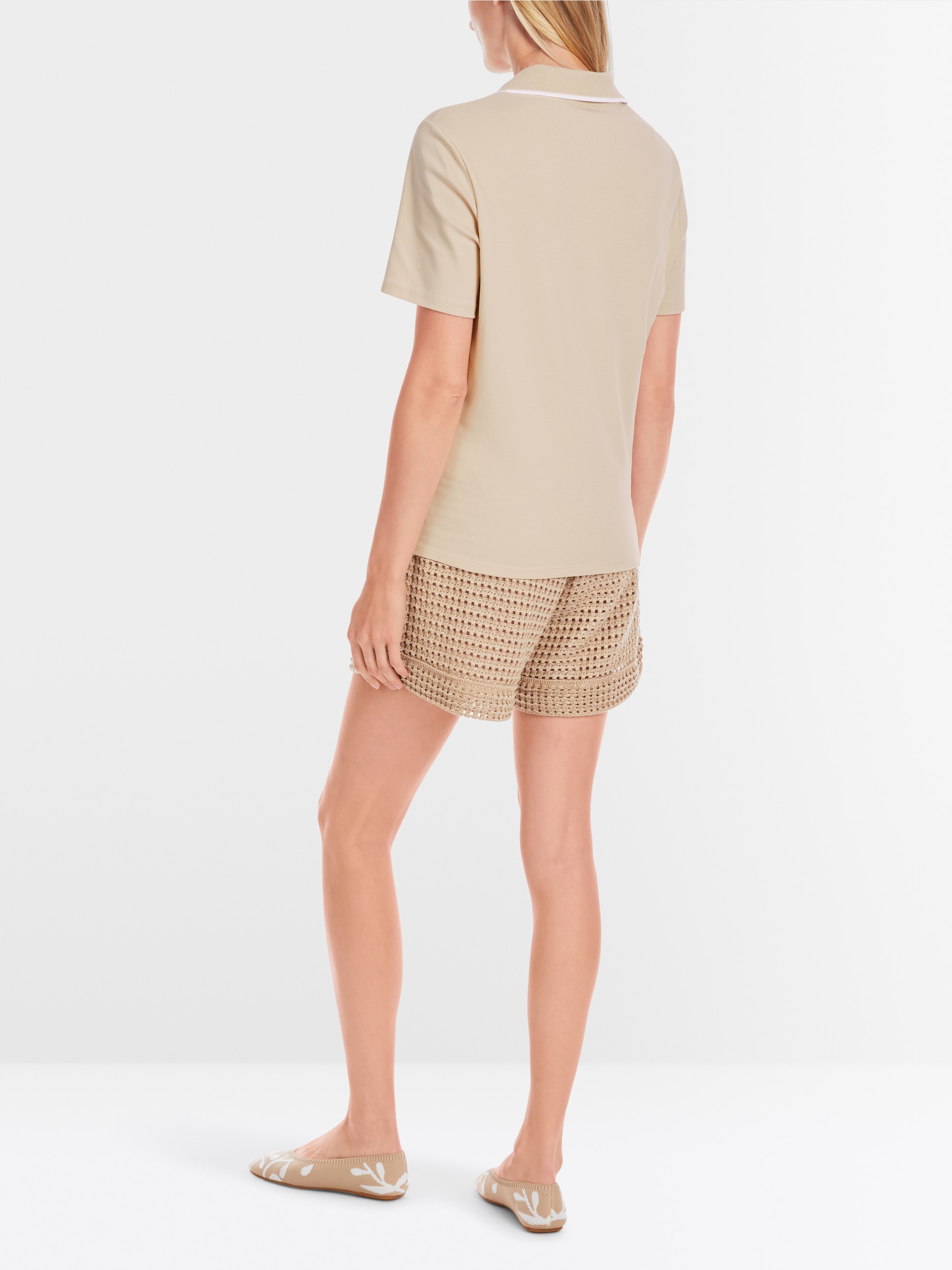 Marc-Cain Cotton jersey polo shirt