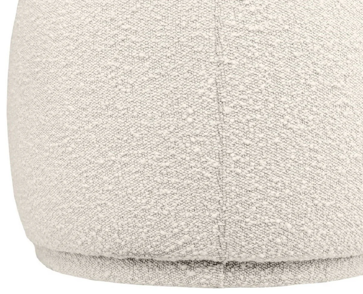 Casa Padrino banco de lujo crema 137,5 x 56,5 x A. 38 cm - Banco de sal¨®n tapizado - Muebles de Sala de Estar - Muebles de Hotel - Colecci¨®n de Lujo