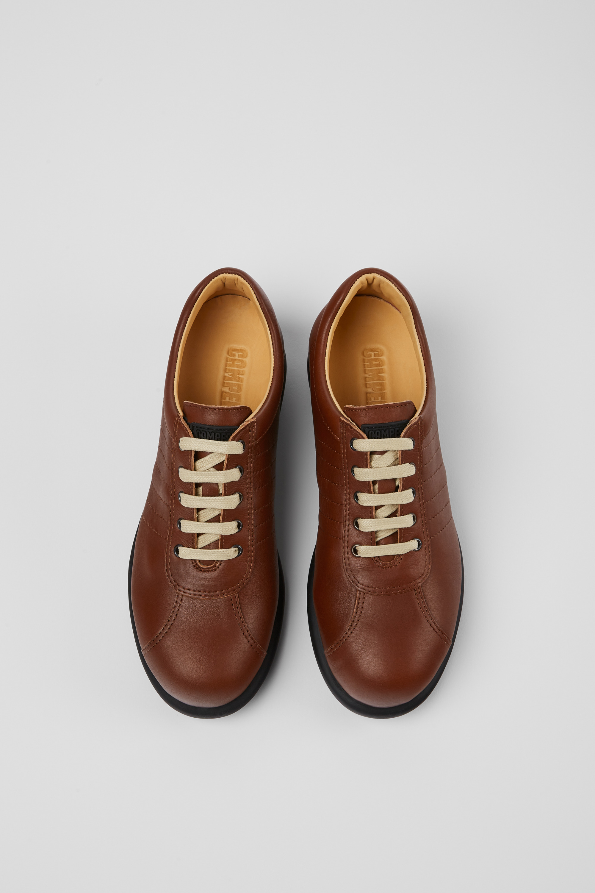 Pelotas - Brown leather shoes for women