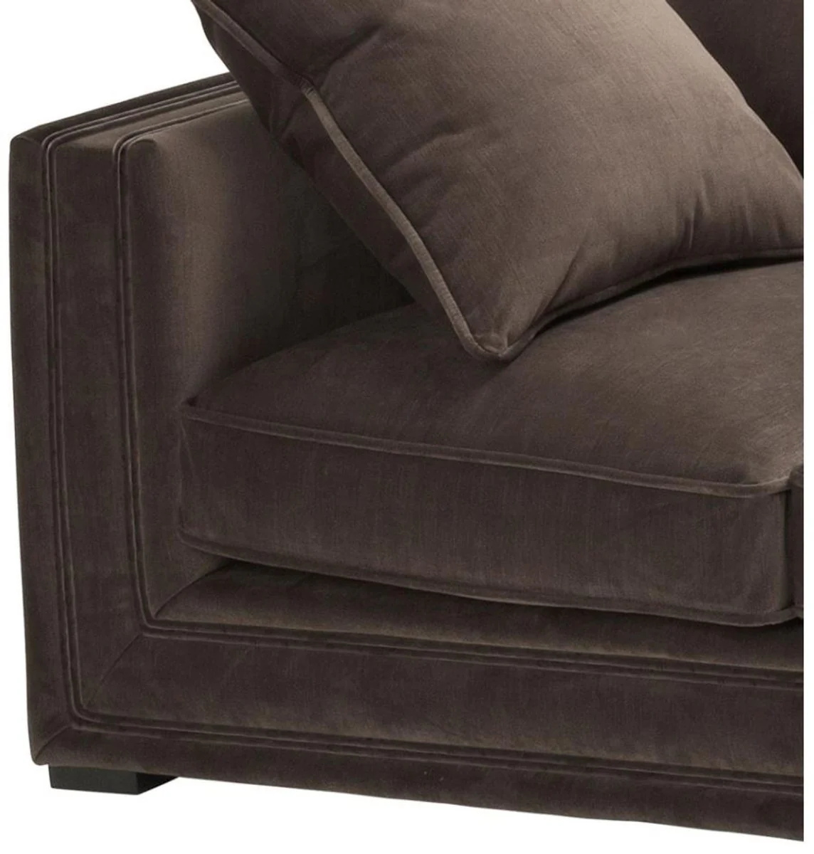 Casa Padrino de dise?o de lujo 3 sof¨¢ marr¨®n - muebles de hotel de lujo