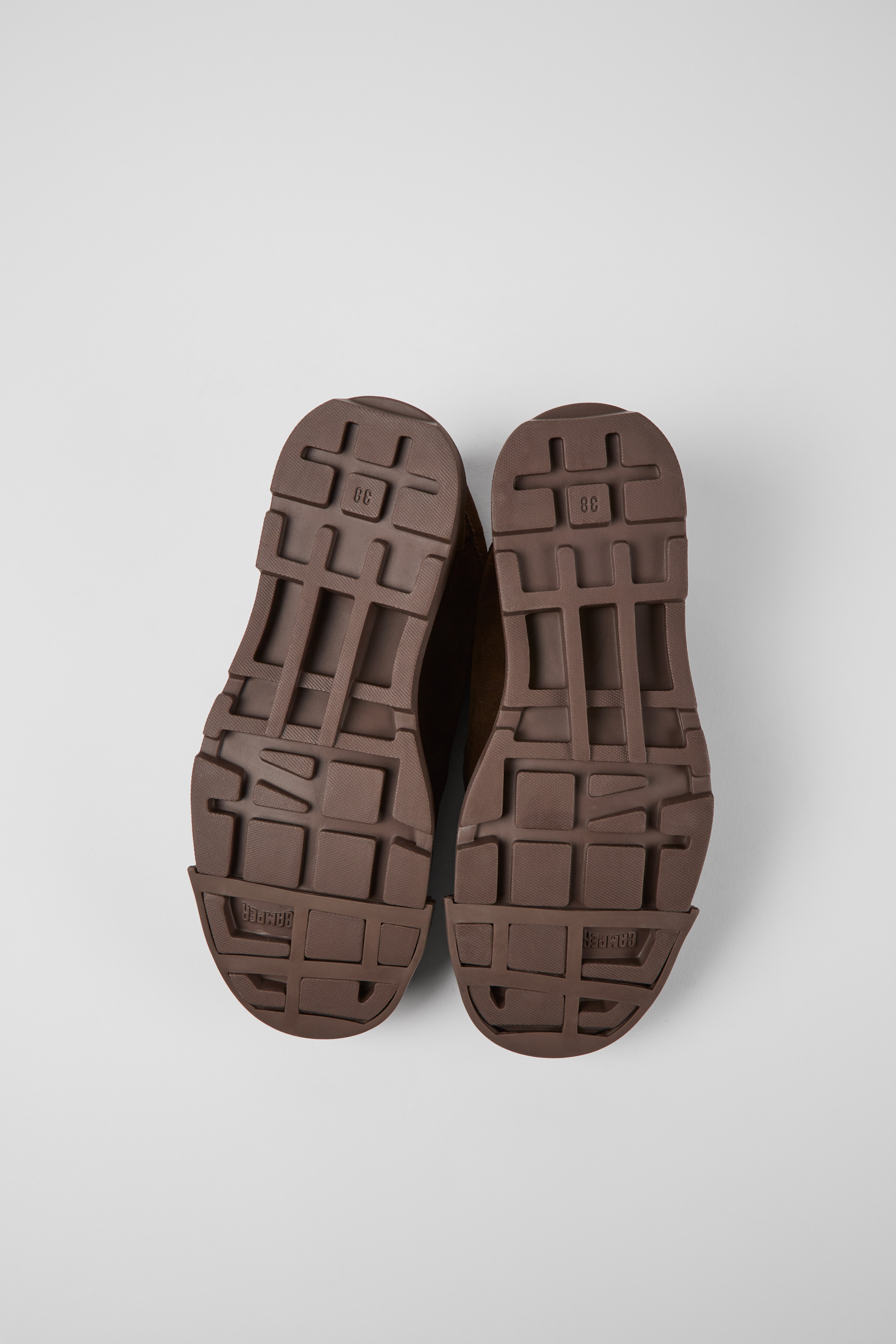 Junction - Brown nubuck shoes for women