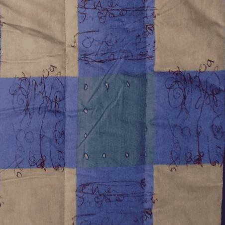 Saco de dormir estampado Clisport Cuadros Azules