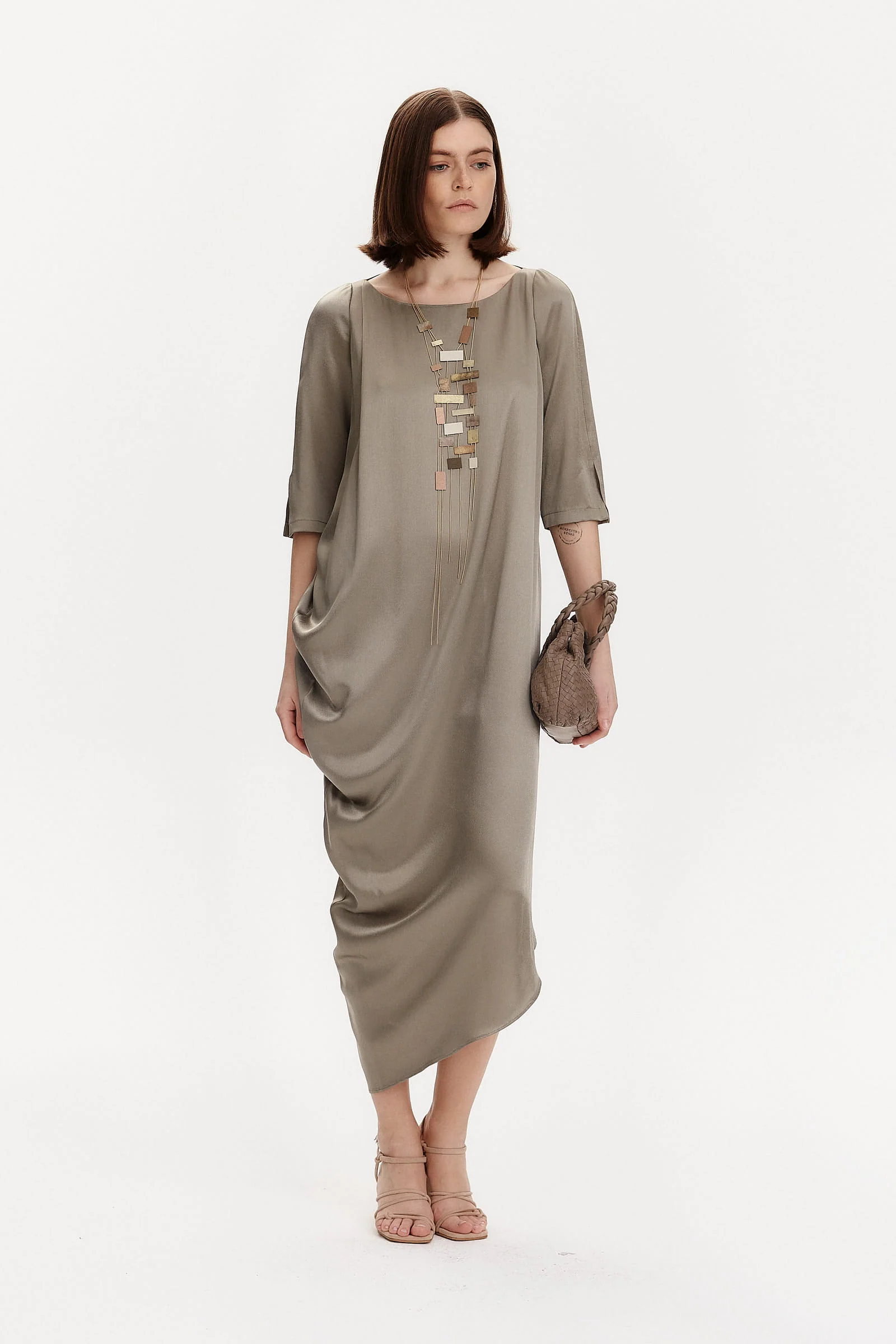 Rivera-spain Vestido Olivia verde