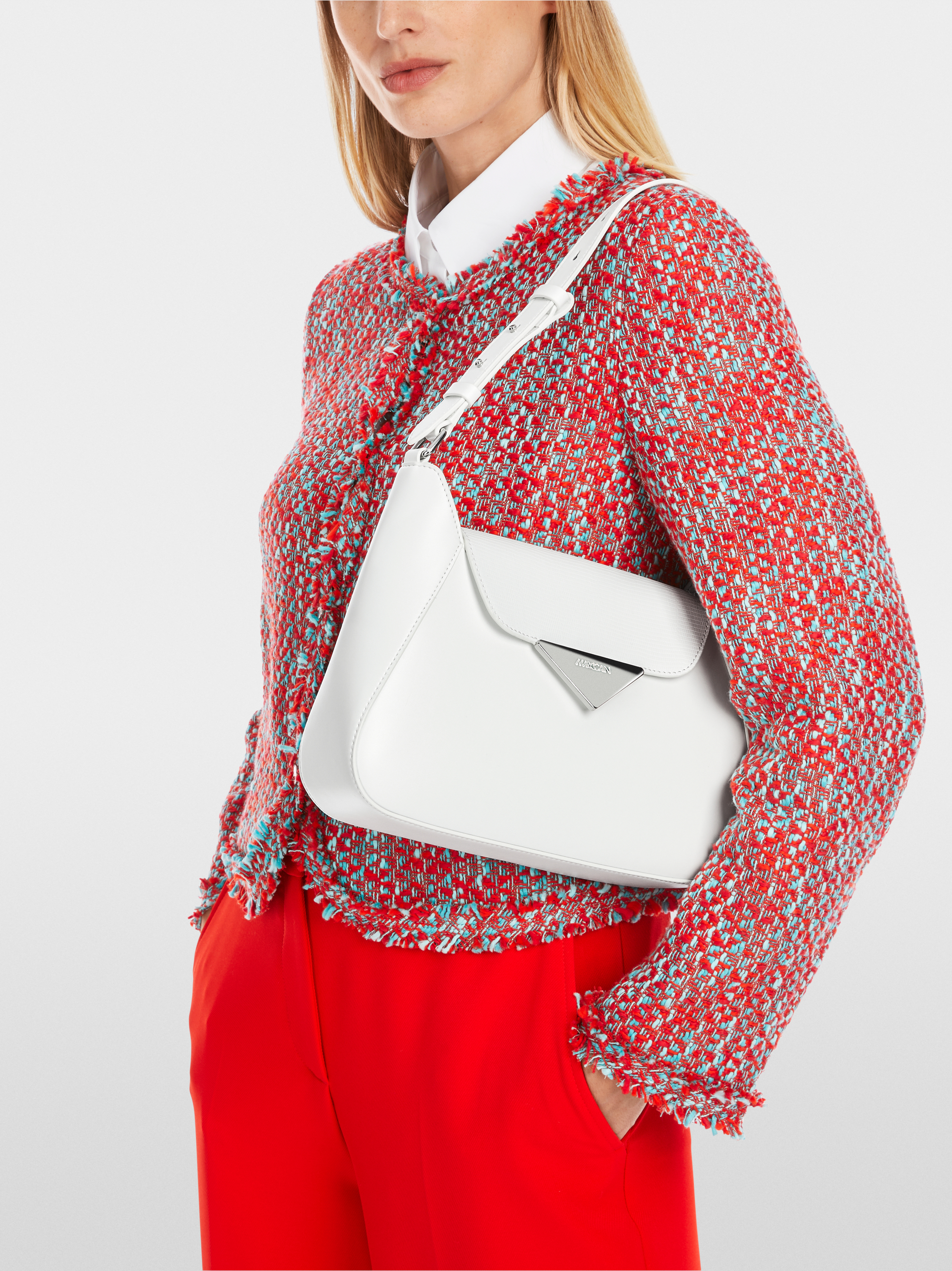 Marc-Cain Shoulder bag with metal fastener