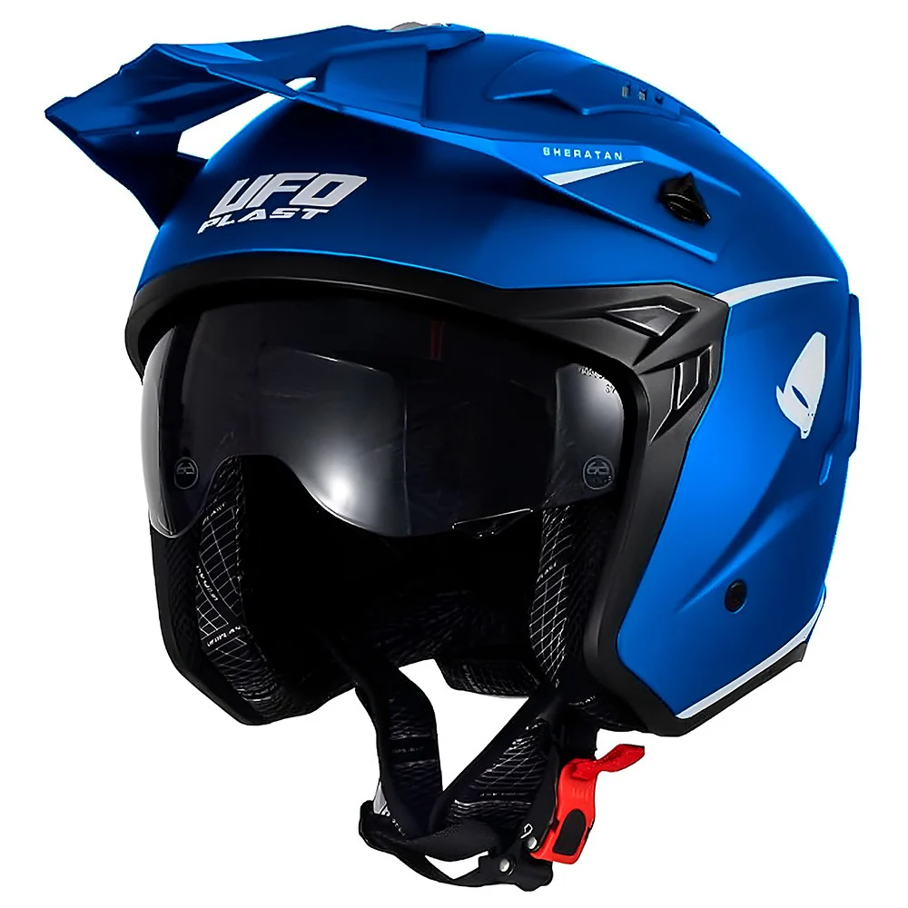 CASCO TRIAL UFO SHERATAN COLOR AZUL