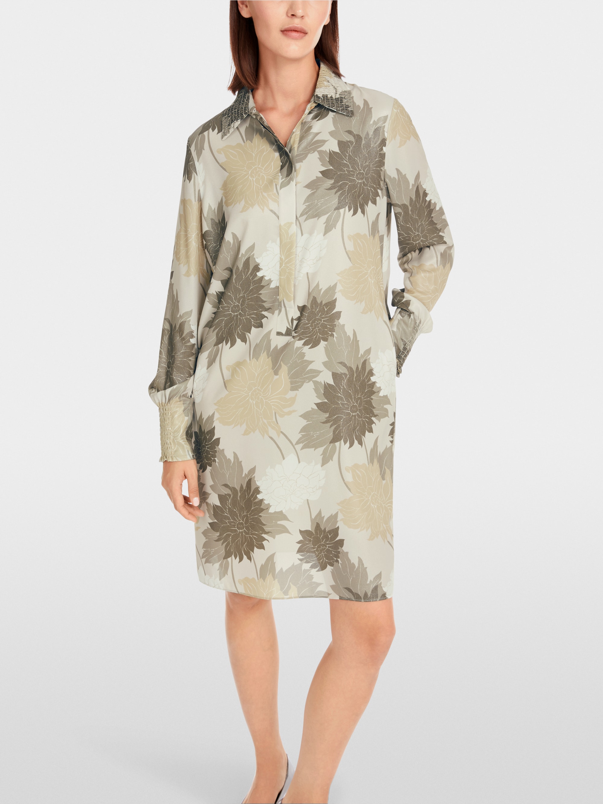 Marc-Cain Rethink Together dress with smocking details