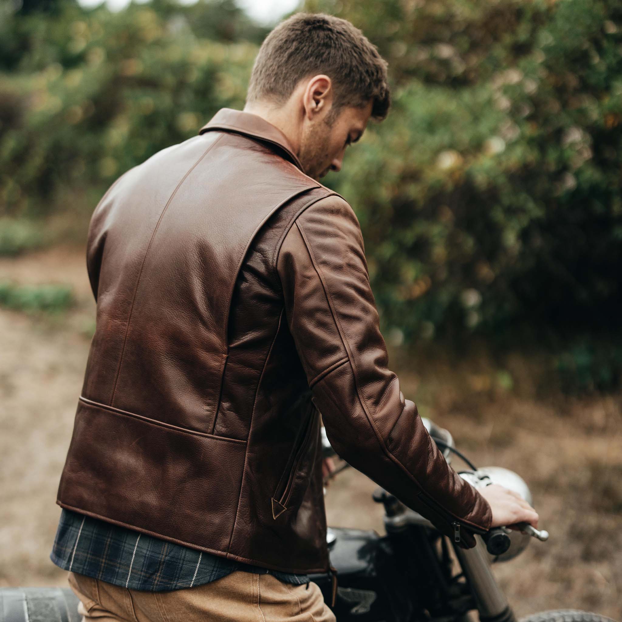 The Moto Jacket in Espresso Steerhide