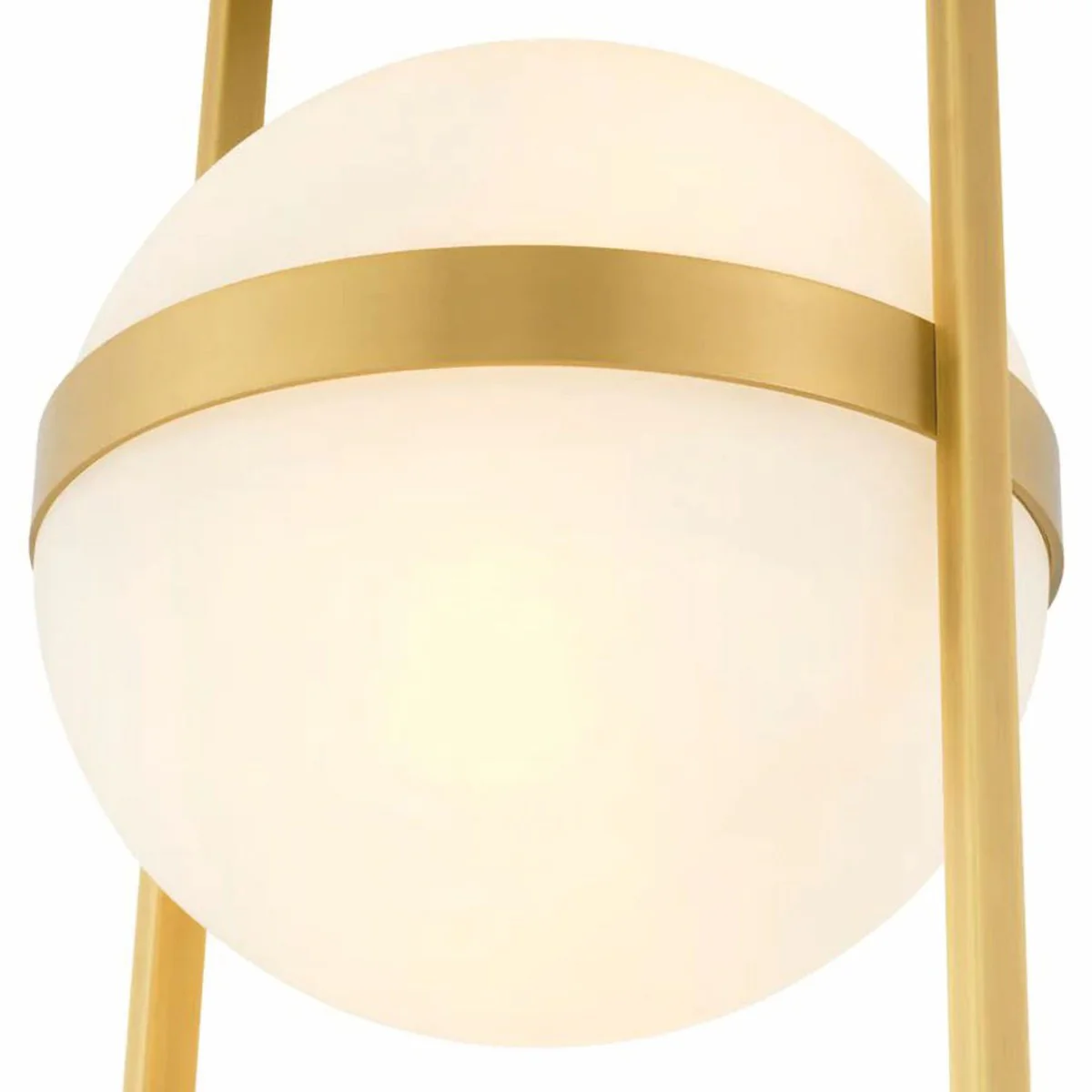 Casa Padrino l¨¢mpara de techo de lujo lat¨®n antiguo / blanco Al. 105 cm - Iluminaci¨®n de lujo