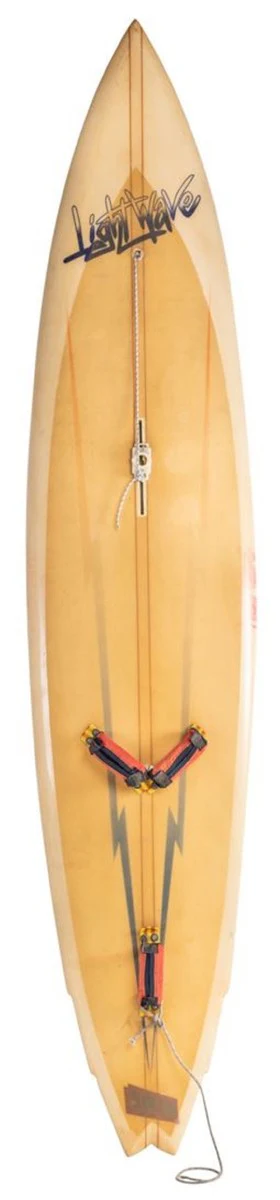 Tabla de surf de los años 80 vintage deco de lujo 298 x 61 x A. 14 cm - Tabla de surf retro usada - Pieza de Coleccionista