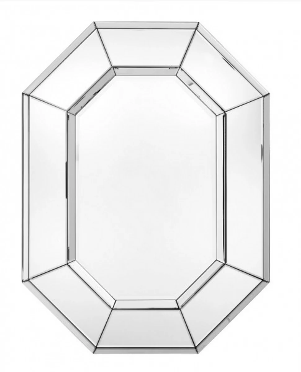 Casa Padrino luxury wall mirror with art deco mirror frame 8 Square 80 x 106 cm - Wall Mirror