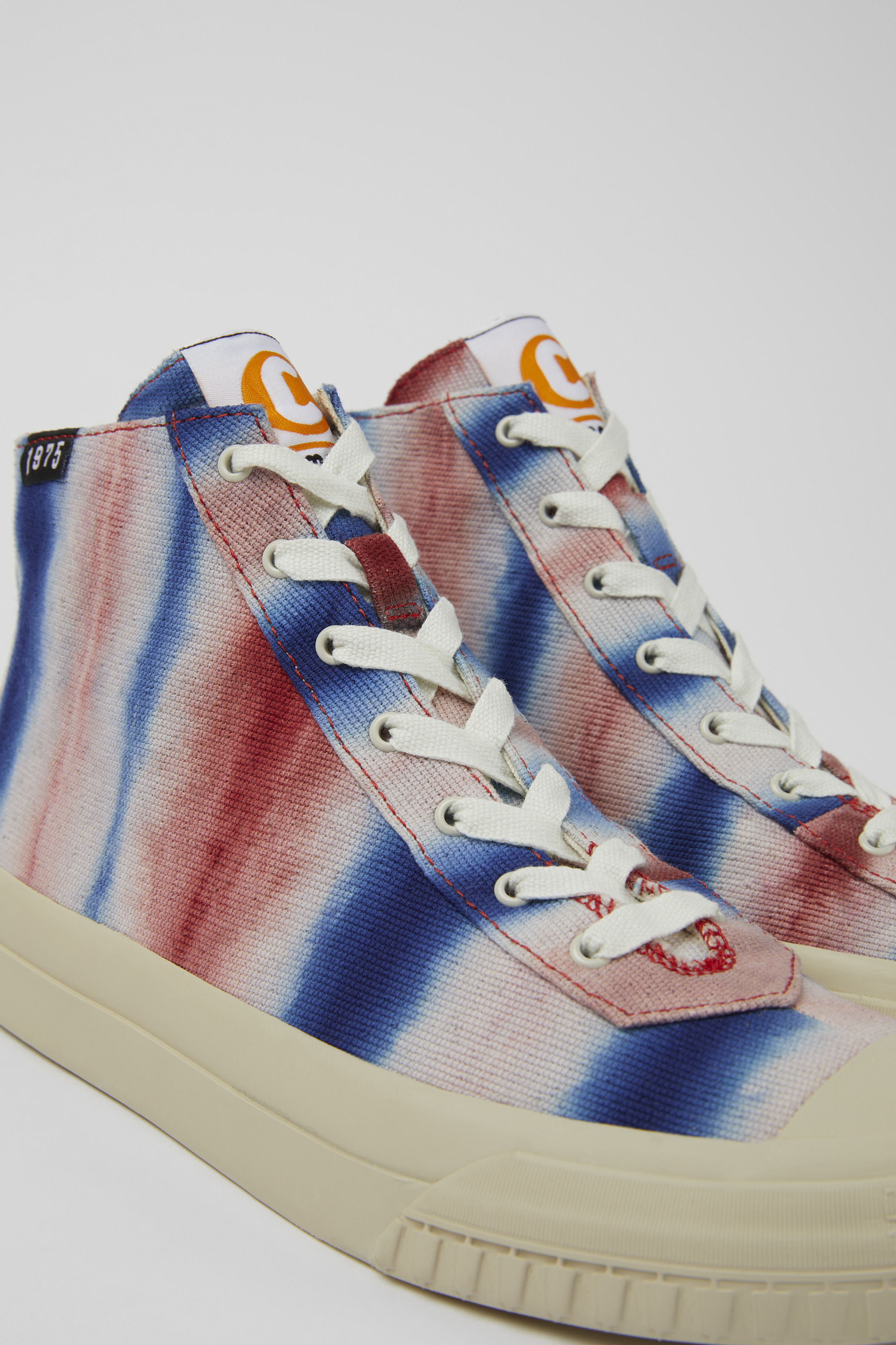 Camper x EFI - Multicolored organic cotton sneakers for women