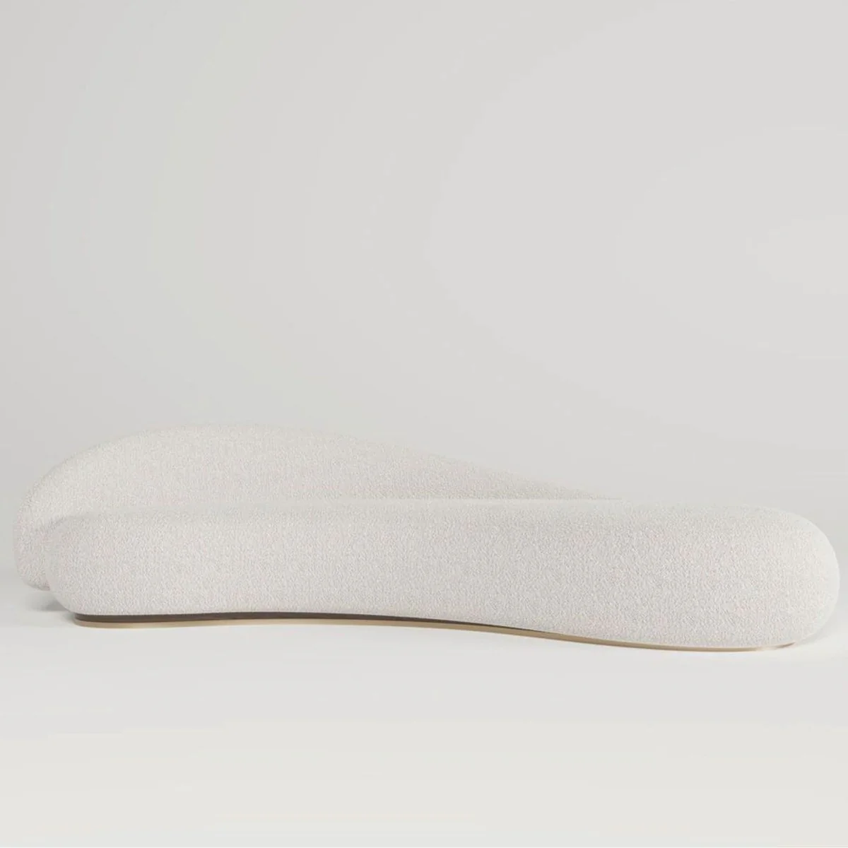 Casa Padrino sof¨¢ de lujo lado izquierdo blanco / marr¨®n oscuro / lat¨®n 280 cm - Muebles de sal¨®n y hotel