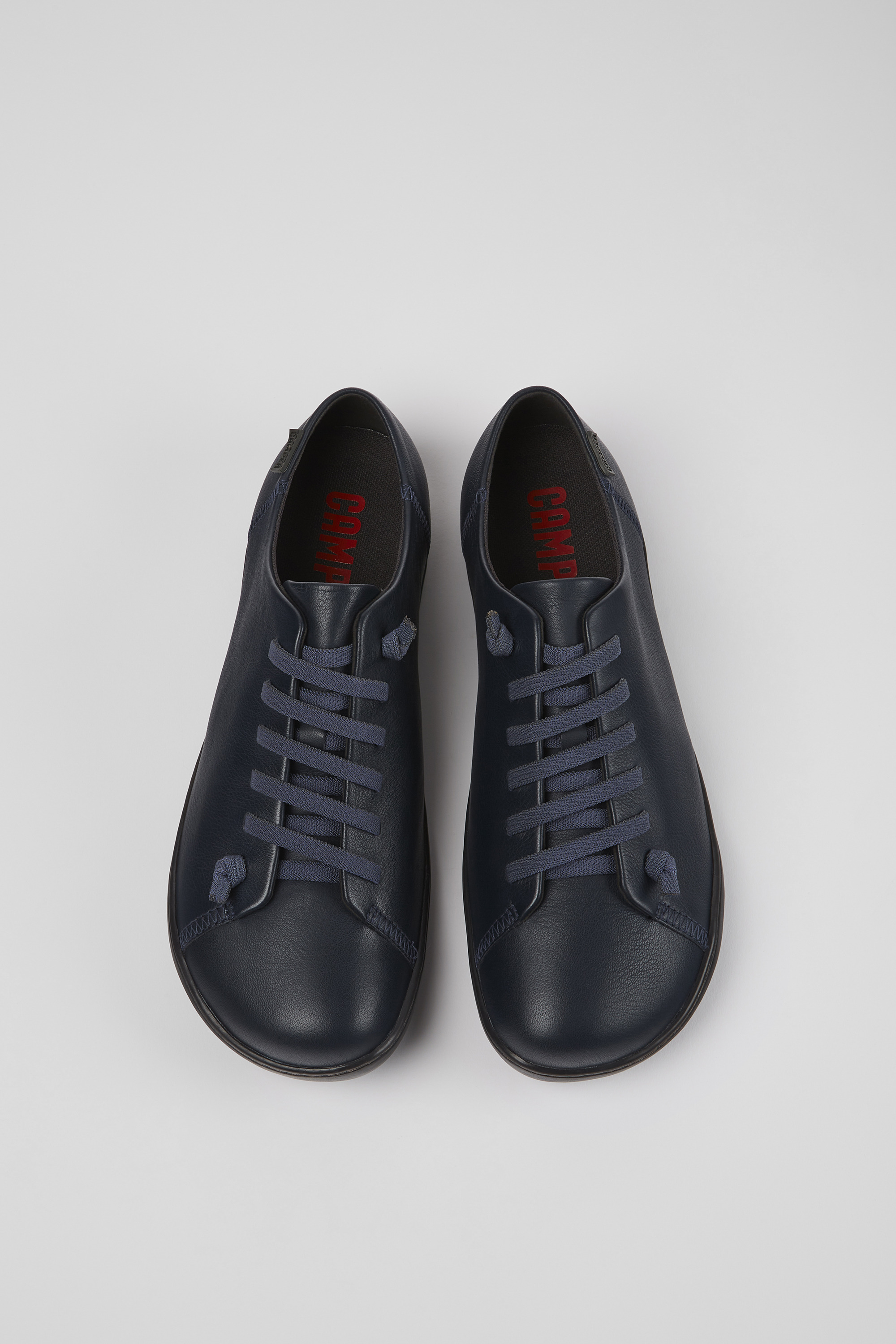 Peu - Blue leather shoes for men