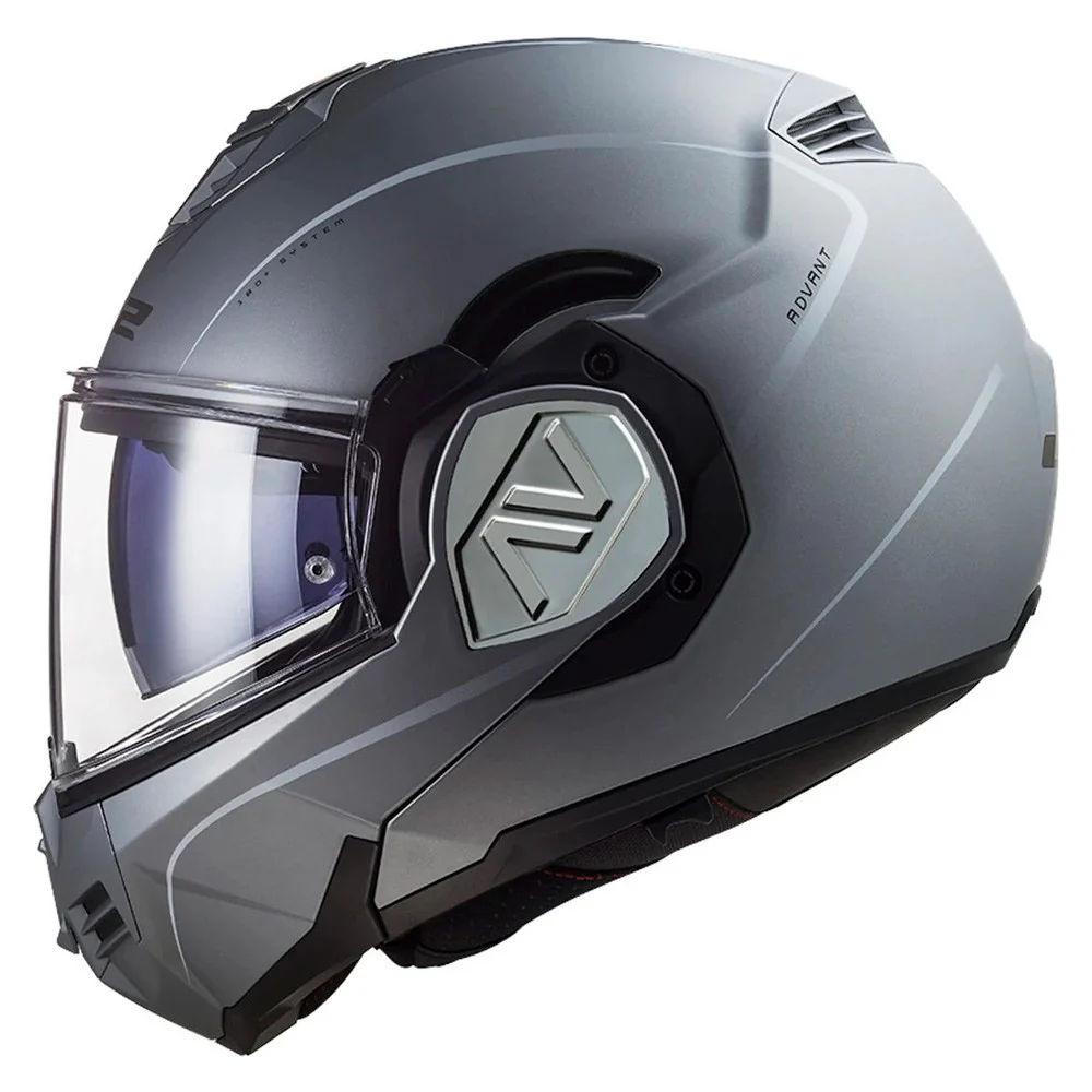 CASCO MODULAR LS2 FF906 ADVANT SOLID TITANIO MATE