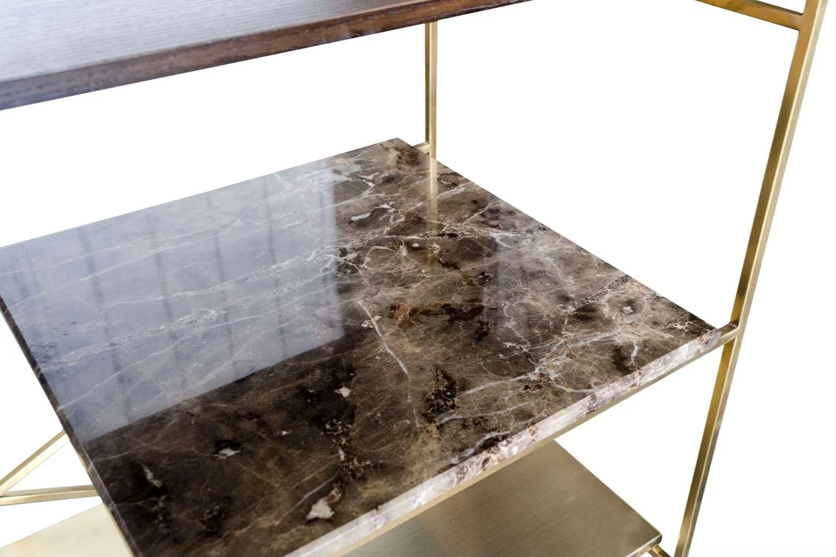 Casa Padrino mueble de sala de estar de lujo dorado 110 x 45 x H. 100,5 cm - armario de dise?o