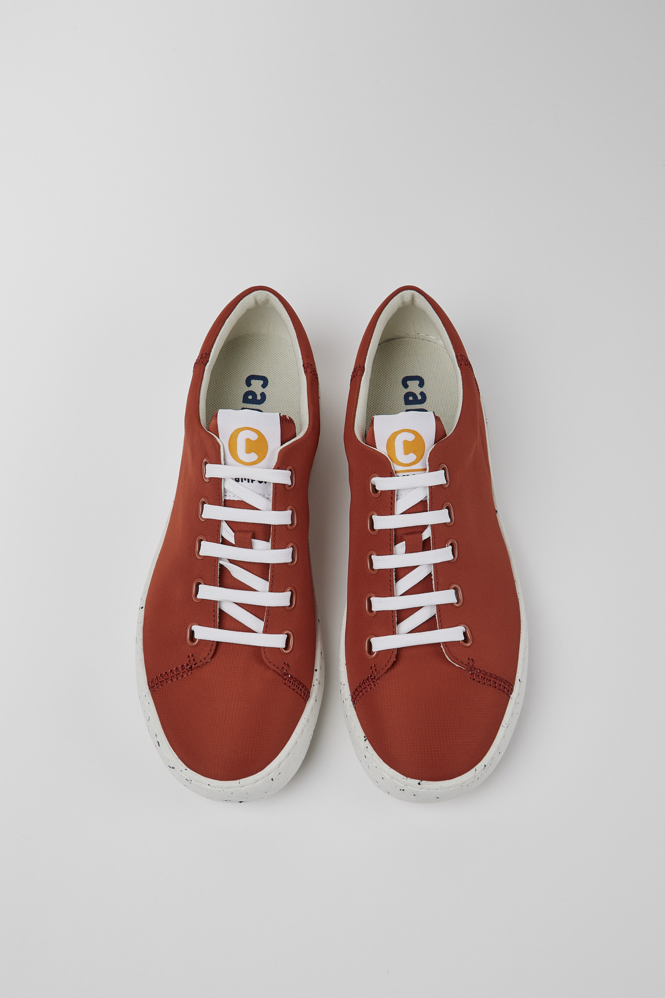 Peu Touring - Red recycled PET sneakers for men