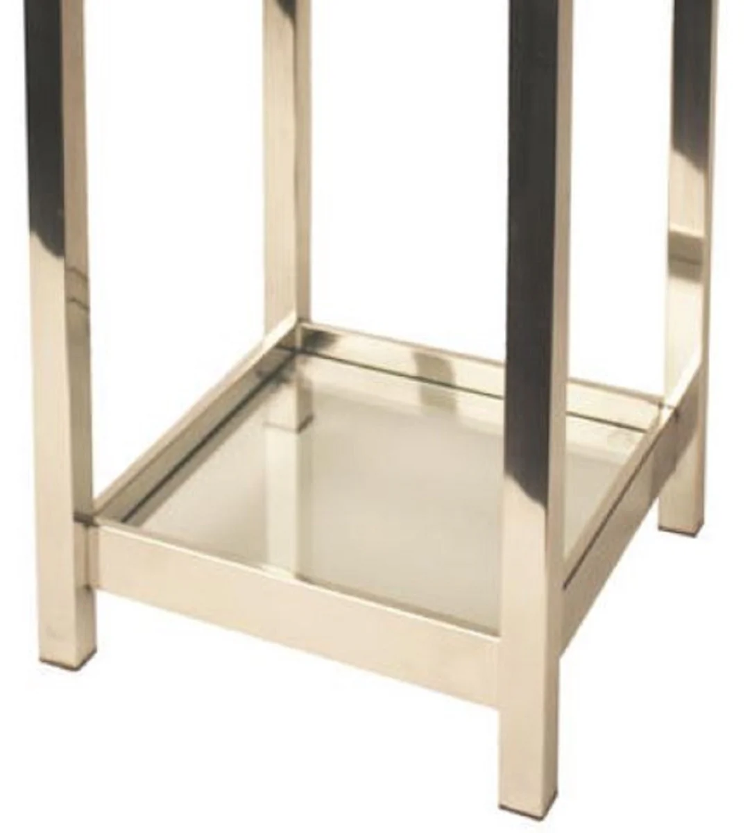 Casa Padrino parag¨¹ero de acero inoxidable de lujo 30 x 30 x H. 70 cm - Accesorios de Lujo