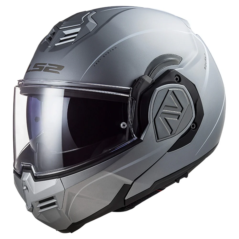 CASCO MODULAR LS2 FF906 ADVANT SOLID TITANIO MATE