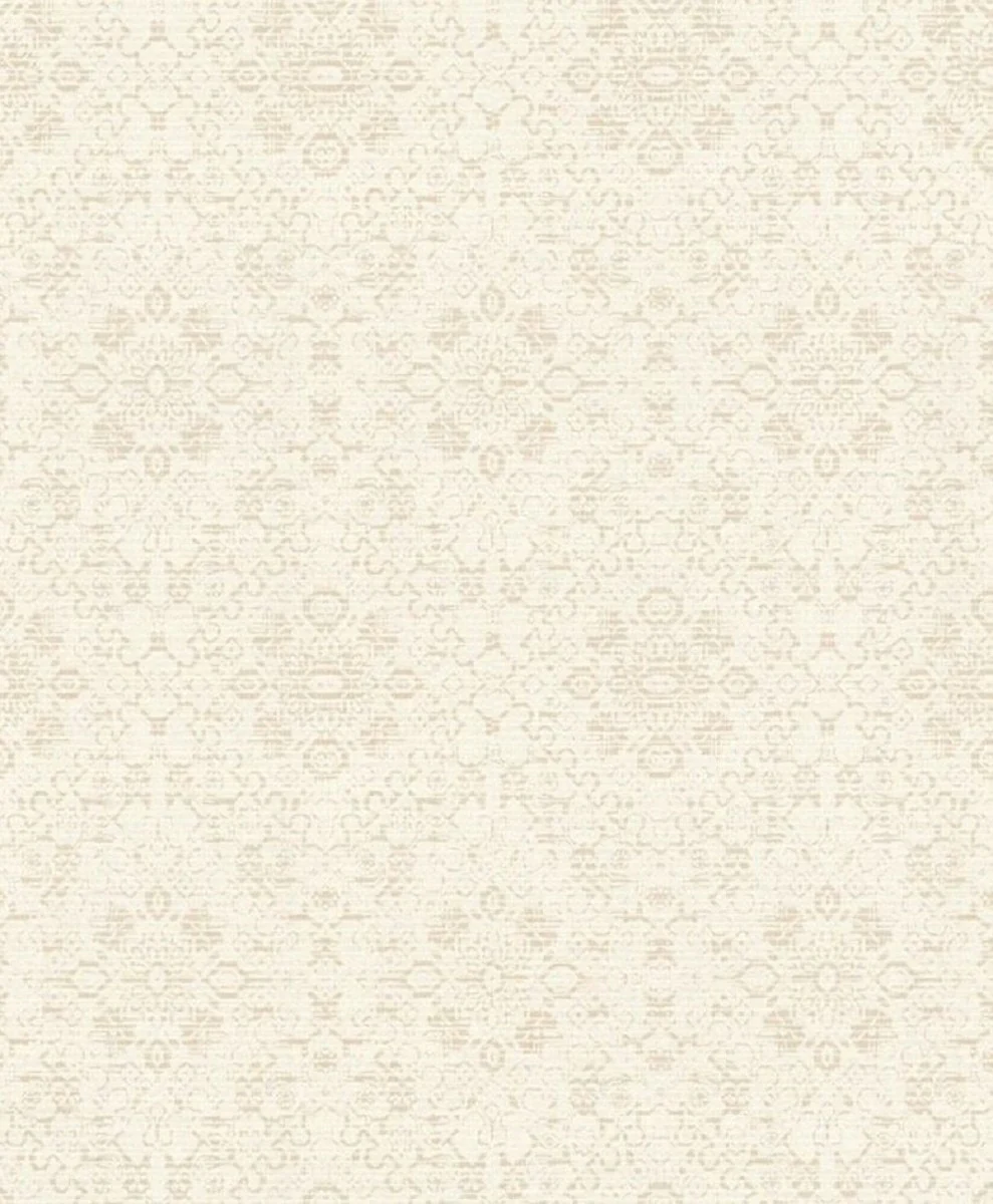 Casa Padrino papel pintado barroco crema / beige 10,05 x 0,53 m - Papel Pintado Textil en Estilo Barroco