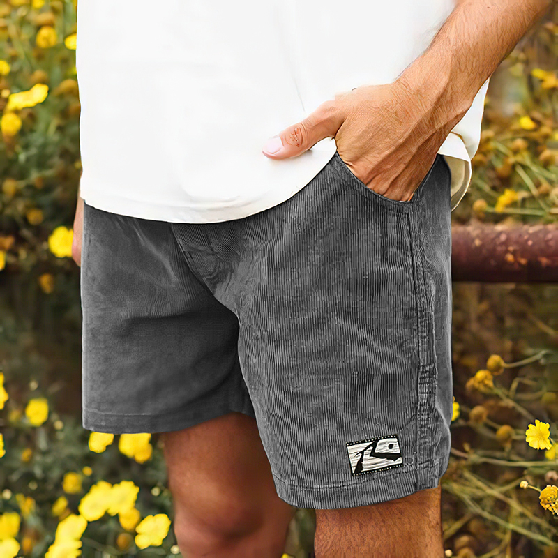 Casual Retro Hawaiian Printed Shorts