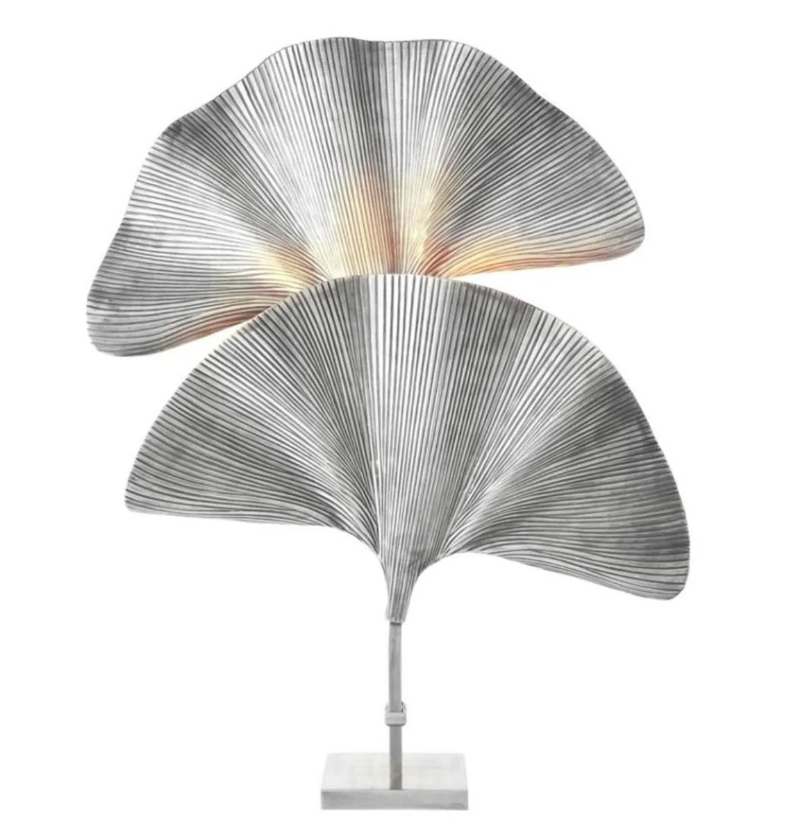 Casa Padrino l¨¢mpara de mesa de plata 67 x H. 91 cm - L¨¢mpara de mesa de lujo