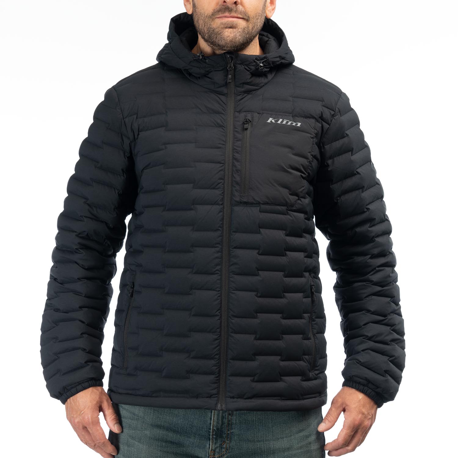 Boulder Stretch Down Hooded Jacket
