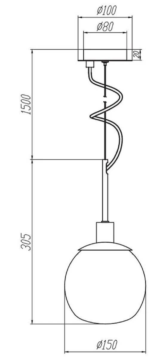Casa Padrino lámpara colgante oro / blanco Ø 15 x H. 30,5 cm - Lámpara Colgante Moderna