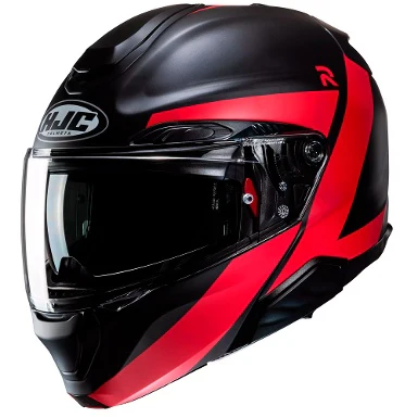 CASCO HJC RPHA 91 ABBES NEGRO / ROJO