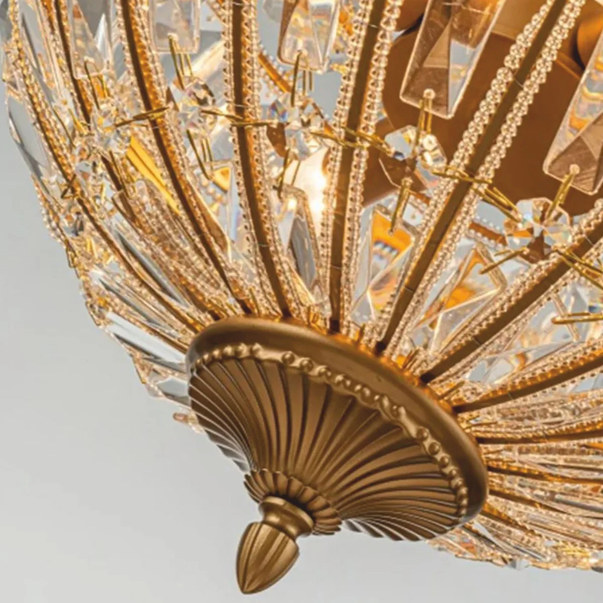 Casa Padrino l¨¢mpara de ara?a de cristal barroco oro ? 42 x Al. 80 cm - Luces barrocos