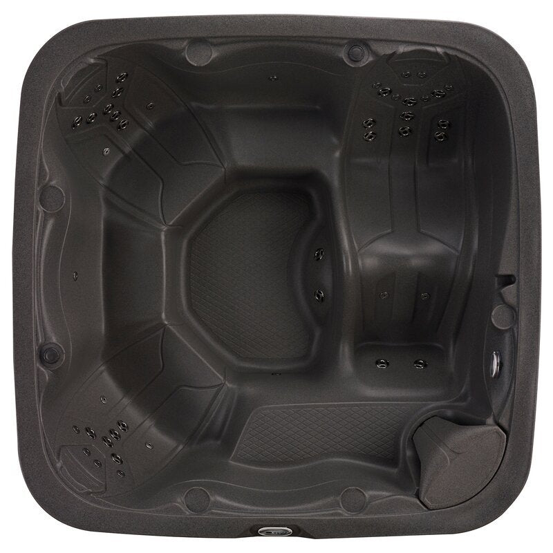 Aquarest Spas, Powered By Jacuzzi Pumps 6 - Person 45 - Jet Square Plug And Play Hot Tub with Ozonator