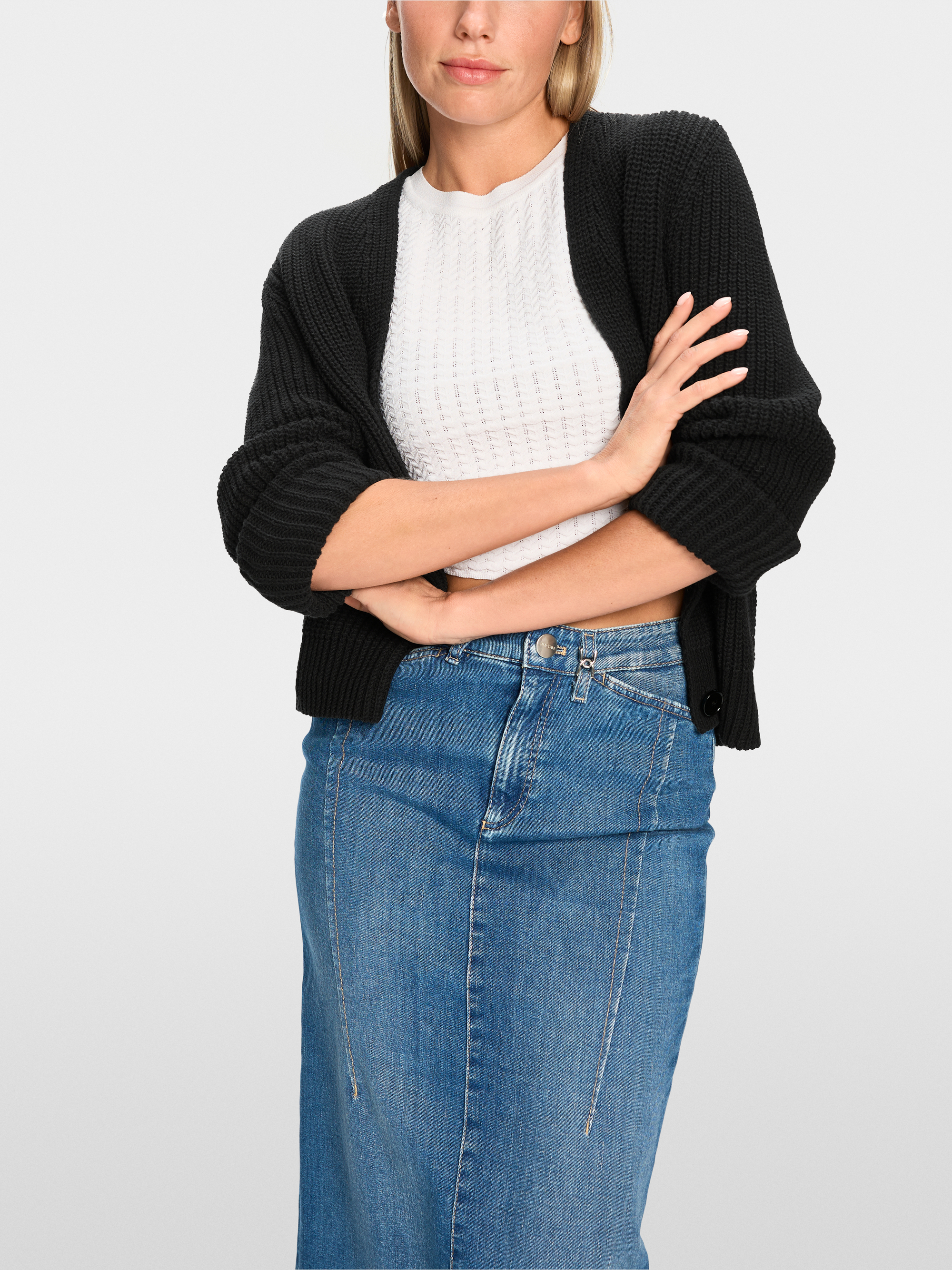 Marc-Cain Cardigan plain - knitted in Germany