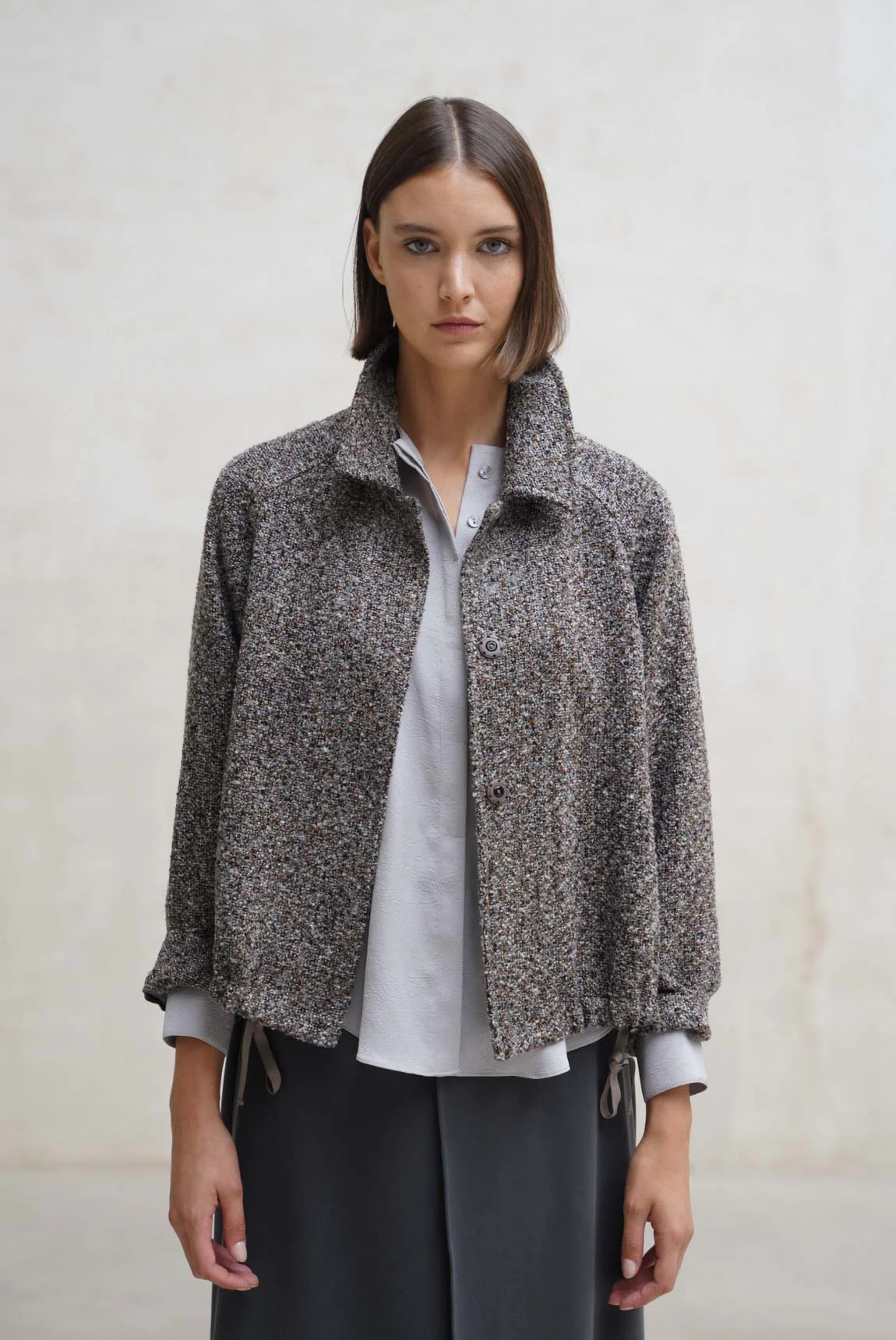 Rivera-spain Cazadora Novara jaspeado gris