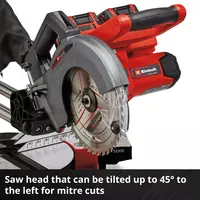 Cordless Sliding Mitre Saw TE-SM 36/210 Li - Solo