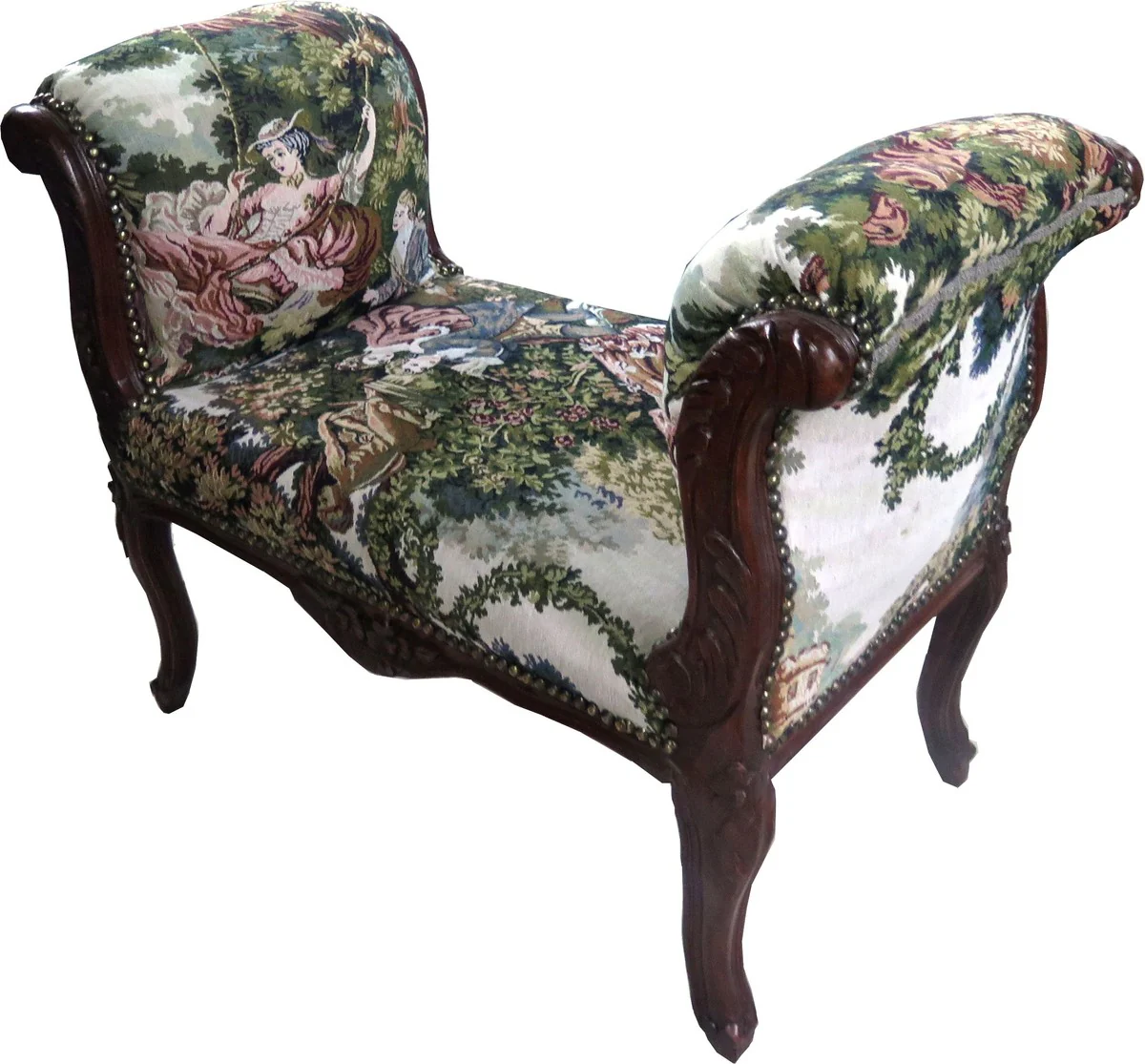 Taburete Barroco Casa Padrino Taburete Taburete / Marr¨®n - Banco