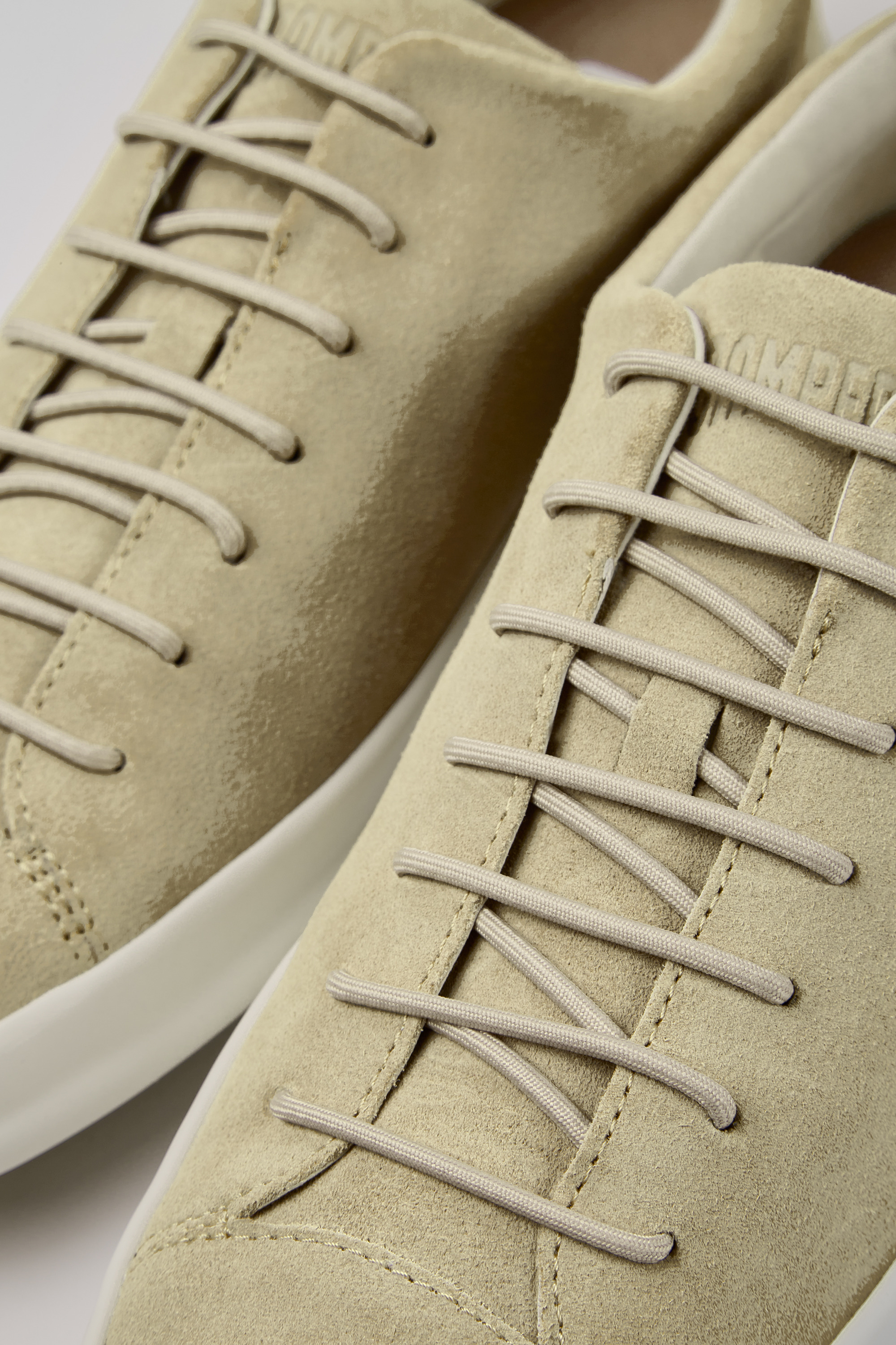 Chasis - Beige nubuck shoes for men