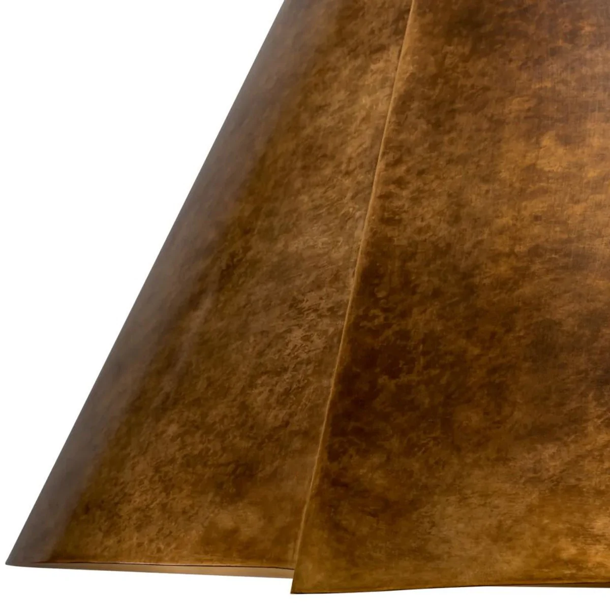 Casa Padrino l¨¢mpara de mesa de m¨¢rmol de lujo con pantalla de metal gris / lat¨®n antiguo ? 53 x A. 78 cm