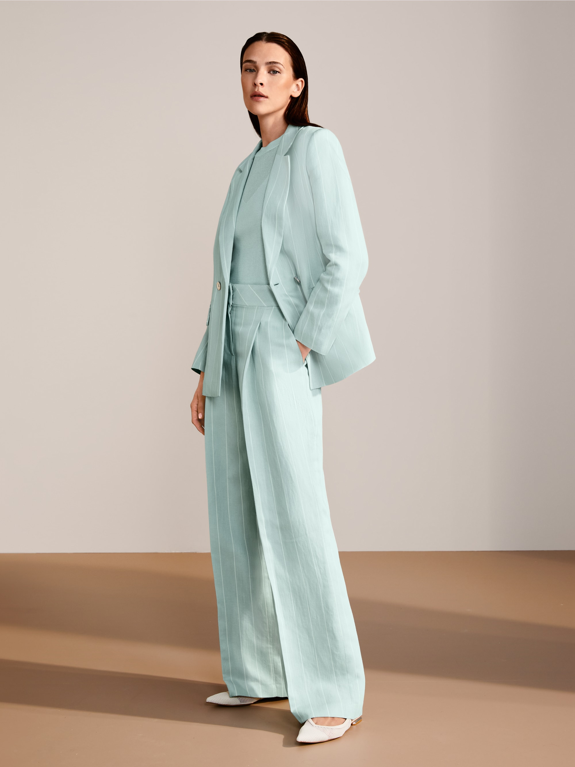 Marc-Cain Large pinstripe blazer