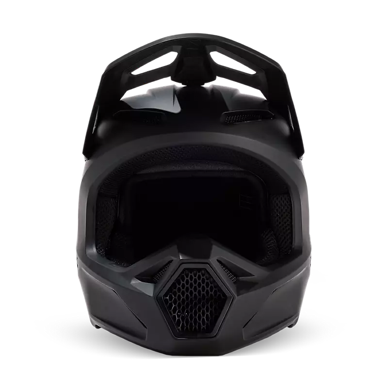 Youth V1 Matte Black Helmet